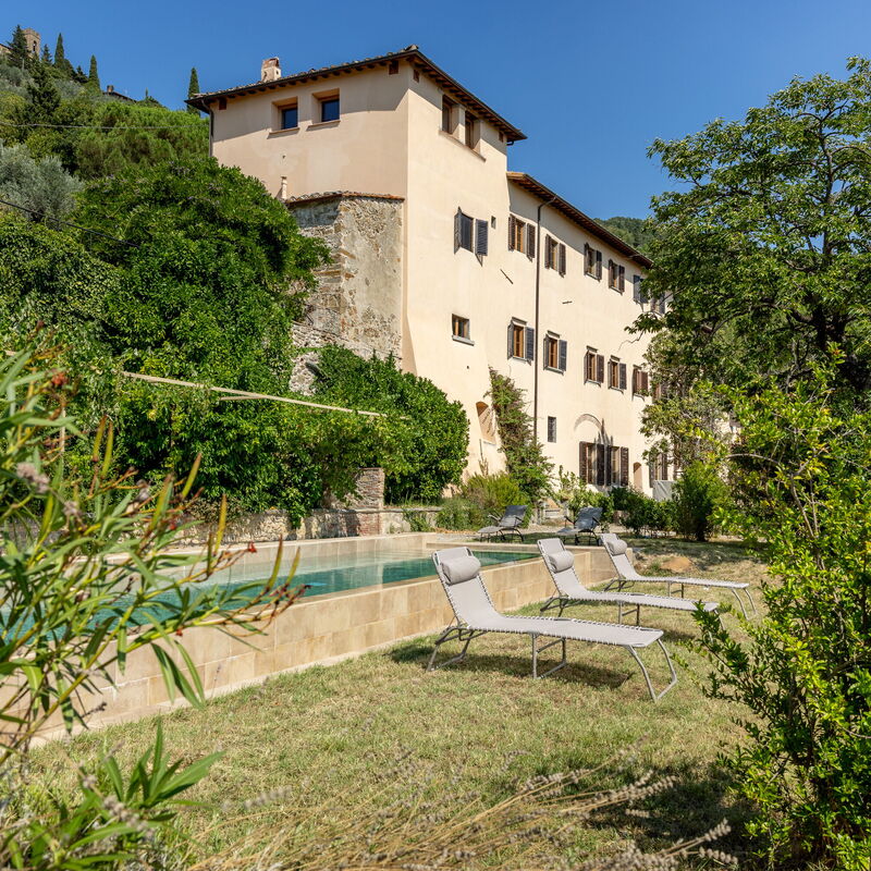 Villa Il Casalino, Florentine Hills with Pool: Frühling, Garten, Herbst, Schwimmbad, Sommer