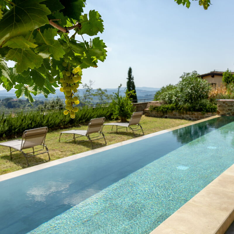 Villa Il Casalino, Florentine Hills with Pool: Frühling, Garten, Herbst, Schwimmbad, Sommer