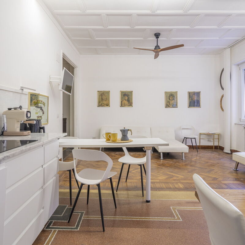 La Casa di Bruno, Terrace, in the Heart of Genova: Autumn, Kitchen, Spring, Summer