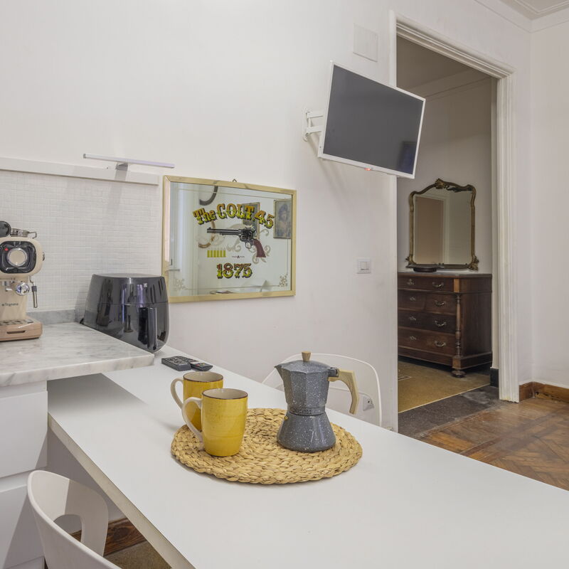 La Casa di Bruno, Terrace, in the Heart of Genova: Autumn, Kitchen, Spring, Summer