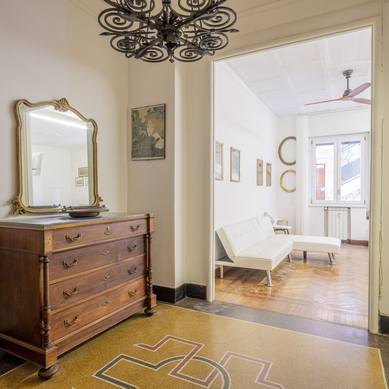 La Casa di Bruno, Terrace, in the Heart of Genova: Autumn, Room Detail, Spring, Summer