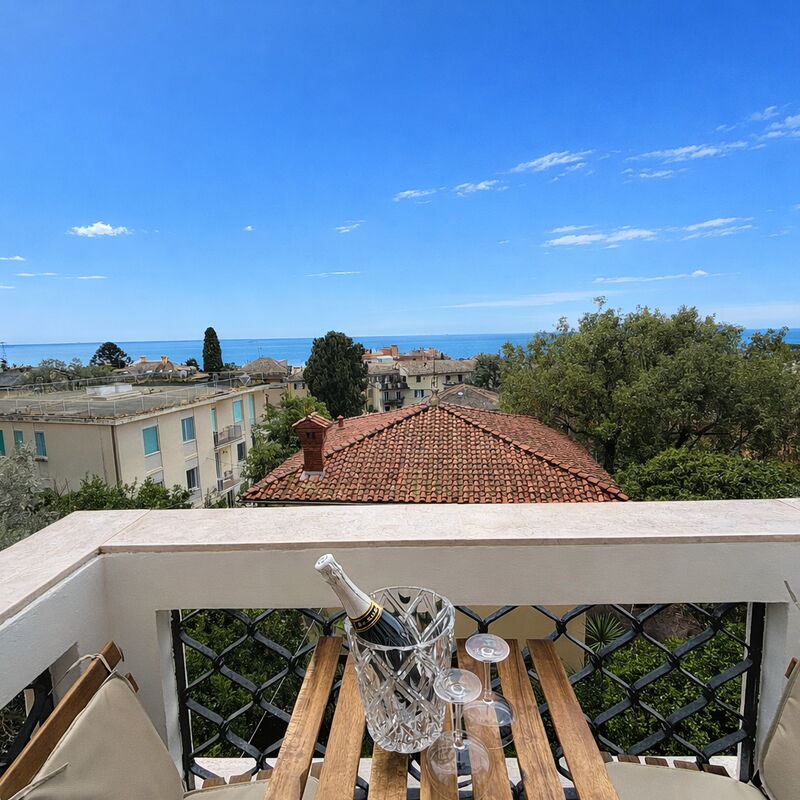 Focaincontromano Apartment with Sea View, Genoa: Autumn, Balcony / Terrace / Patio, Spring, Summer