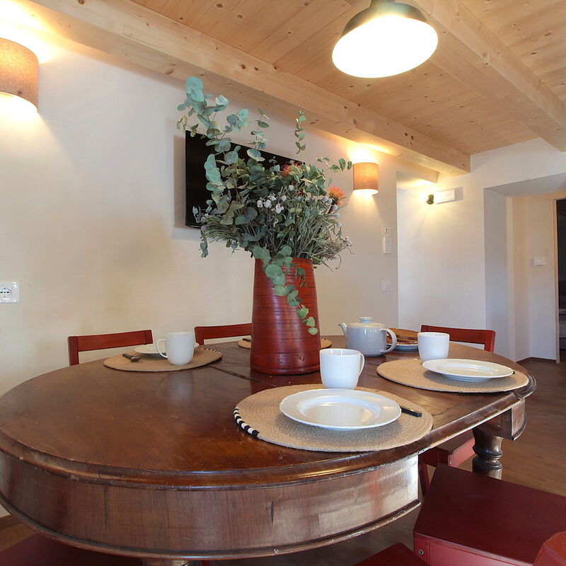 Casa Tomà Mountain View Cortina: Autumn, Dining Room, Spring, Summer, Winter