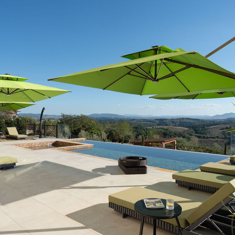 Villa Elisa: Ansichten, Außen, Draussen, Schwimmbad, Sommer, Whirlpool