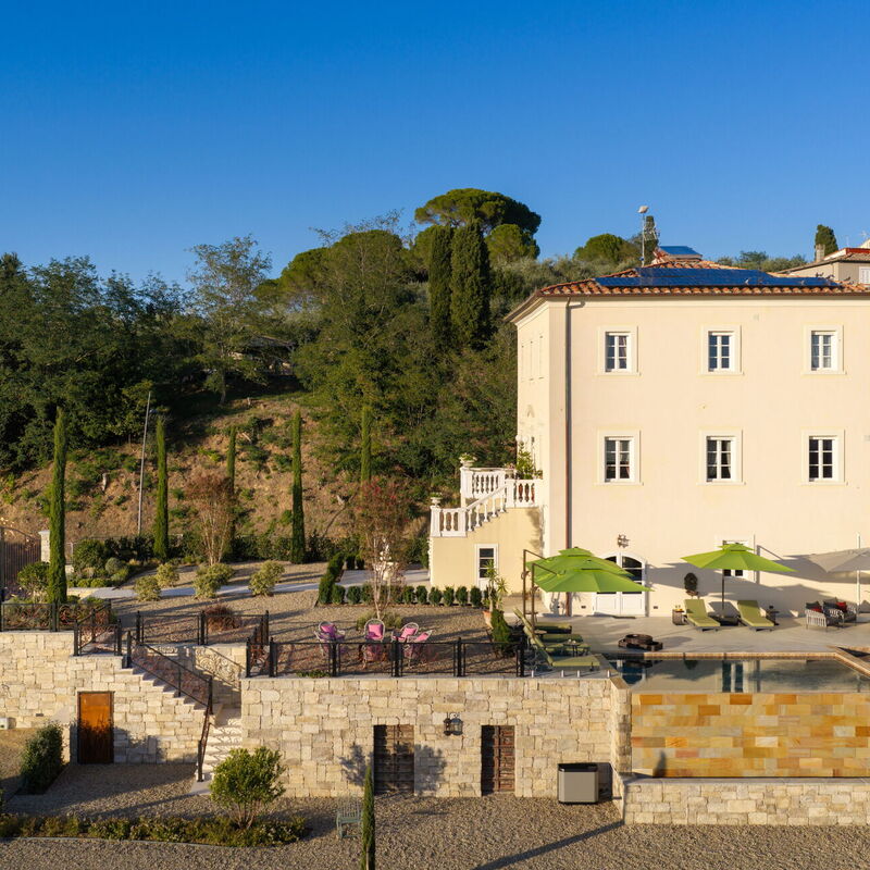Villa Elisa: Außen, Garten, Schwimmbad, Sommer, Whirlpool