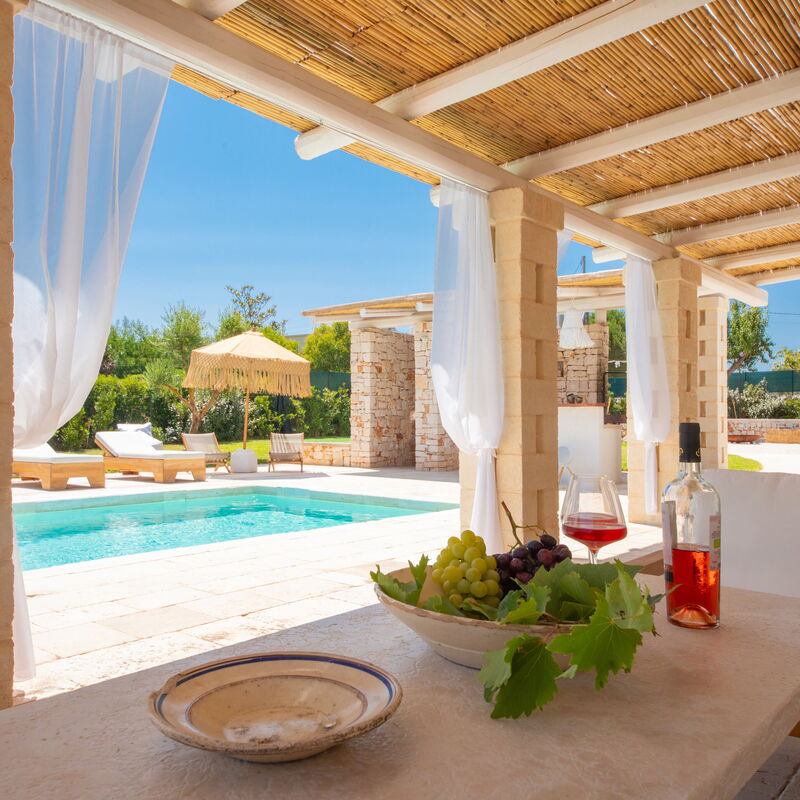 Trulli Valle D'Itria - Martina Franca: Automne, Balcon / Terrasse / Patio, bassin, Été, Extérieur, Extérieurs, Hiver, Printemps