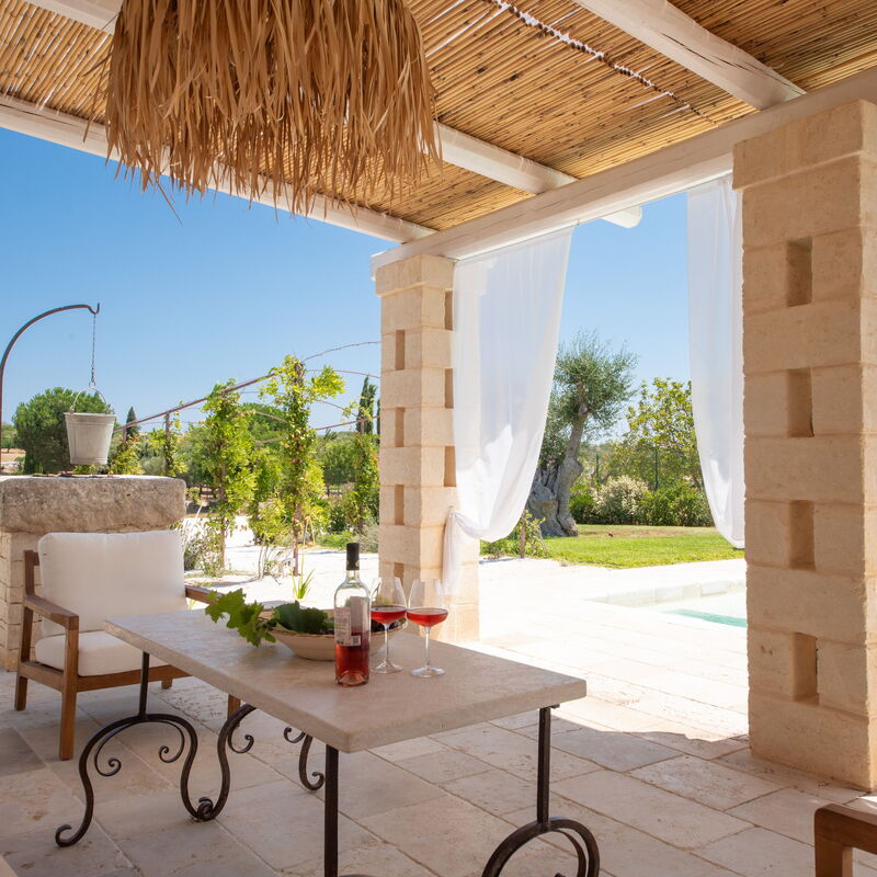 Trulli Valle D'Itria - Martina Franca: Automne, Balcon / Terrasse / Patio, bassin, Été, Extérieur, Extérieurs, Hiver, Jardin, Printemps