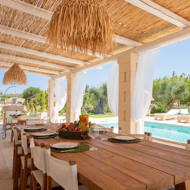 Trulli Valle D'Itria - Martina Franca: Automne, Balcon / Terrasse / Patio, bassin, Été, Extérieur, Extérieurs, Hiver, Printemps