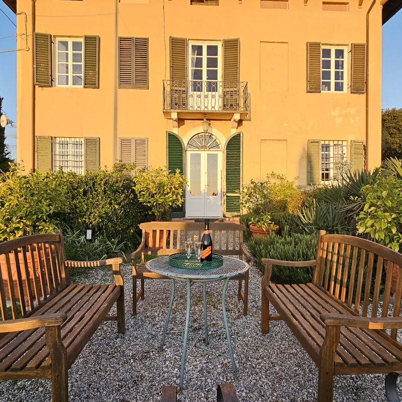 Villa Il Torrazzo, Vista Mare, Massarosa: Autumn, Balcony / Terrace / Patio, Building Exterior, Garden, Outdoor, Spring, Summer, Winter