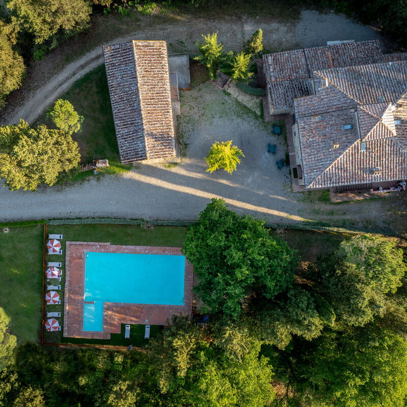 Maison Badia a Passignano: bazen, Jesen, Ljeto, Pogledi, Proljeće