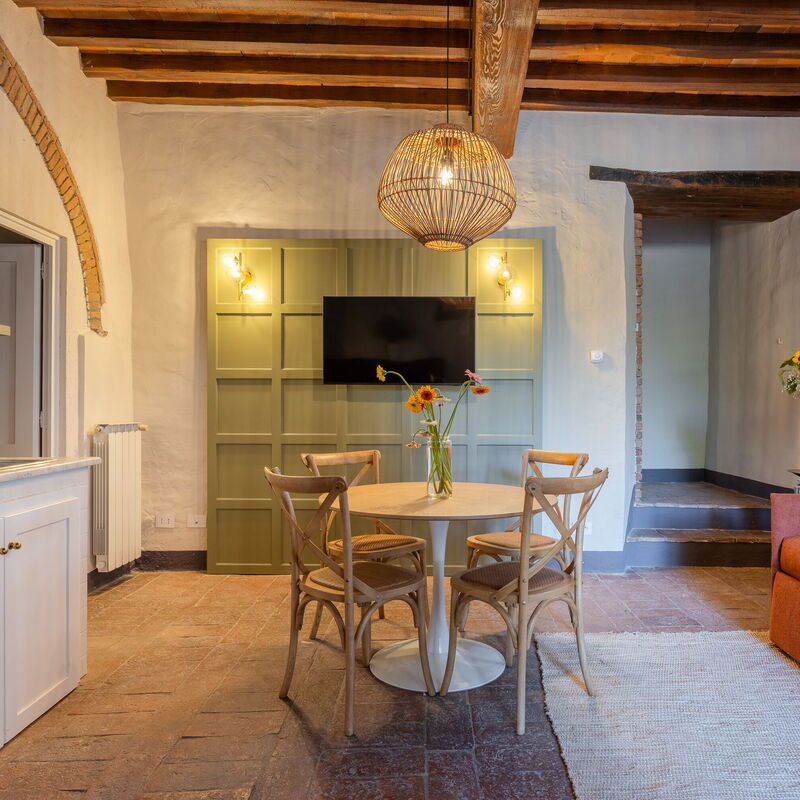 Maison Badia a Passignano: Dnevna soba, Jesen, Kuhinja, Ljeto, Proljeće