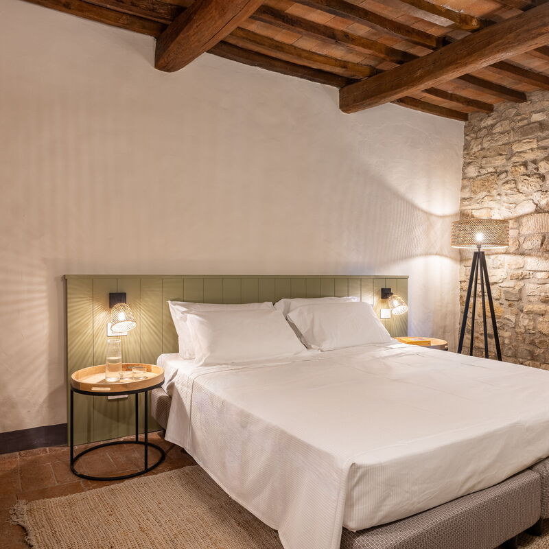 Maison Badia a Passignano: Jesen, Ljeto, Proljeće, Spavaća soba