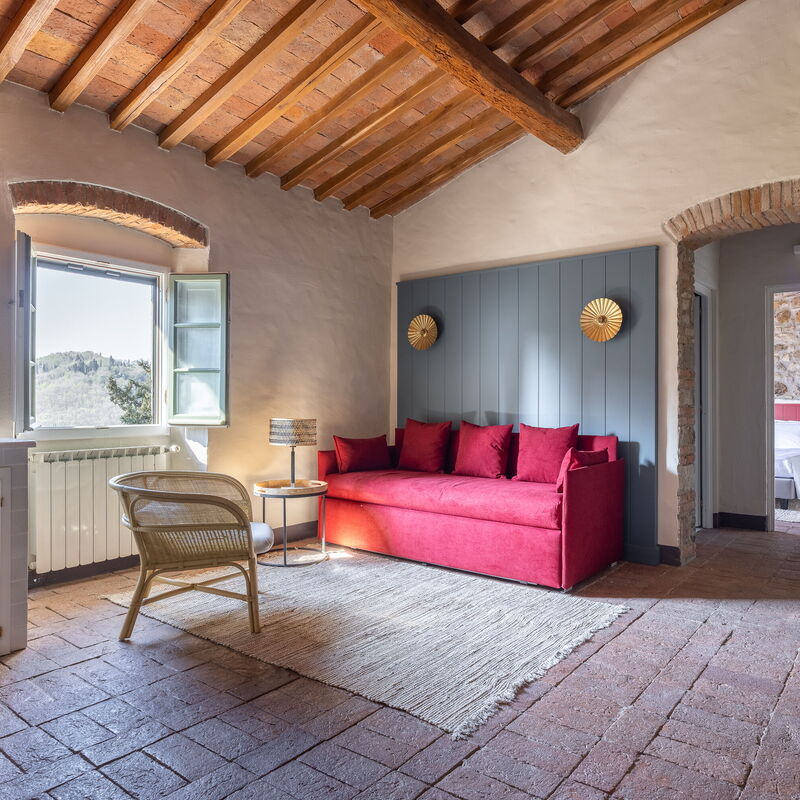 Maison Badia a Passignano: Dnevna soba, Jesen, Ljeto, Proljeće