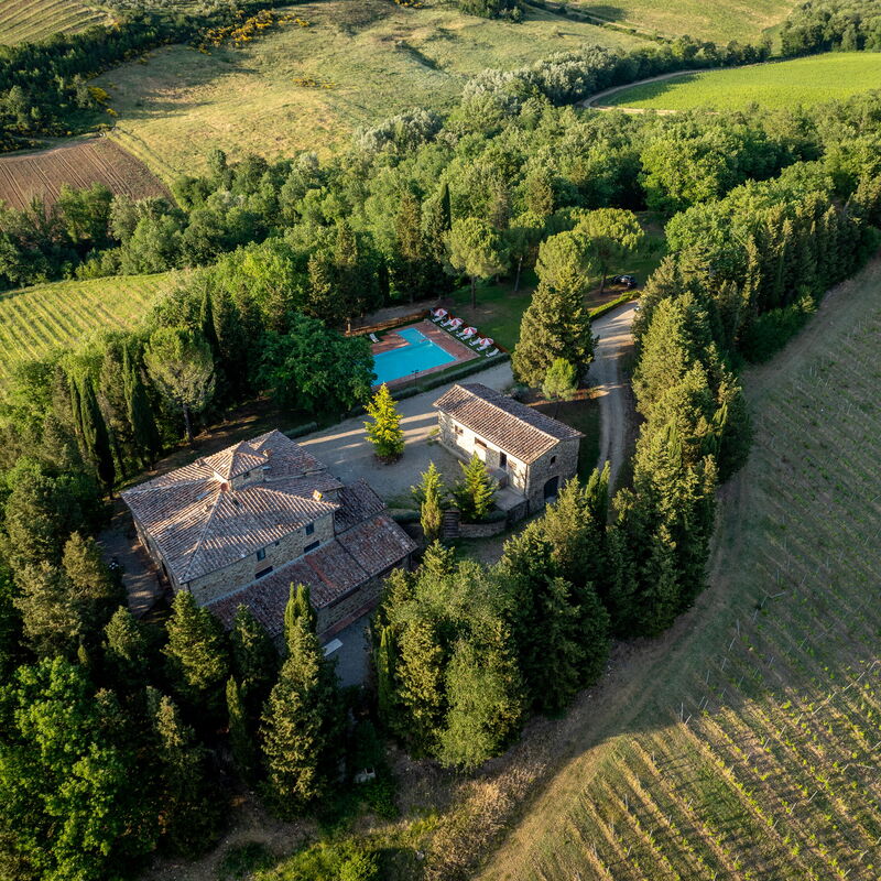 Maison Badia a Passignano: Jesen, Ljeto, Pogledi, Proljeće