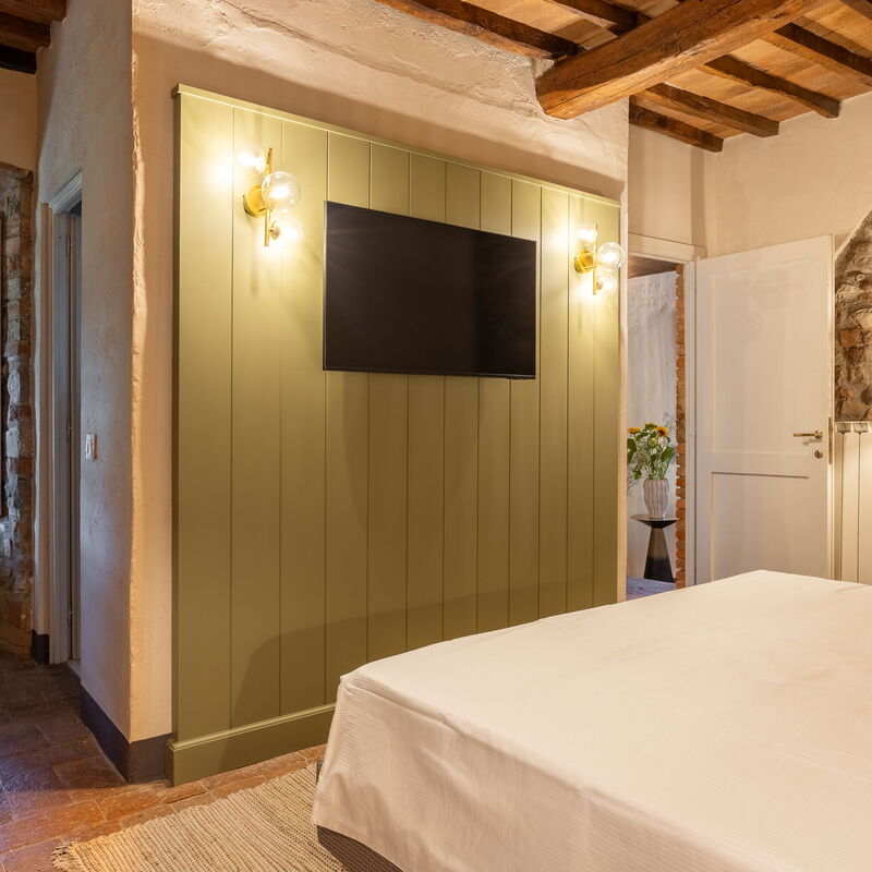 Maison Badia a Passignano: Jesen, Ljeto, Proljeće, Spavaća soba