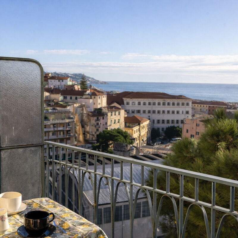 Casa Mimin, Vista Mare, Adults Only, Sanremo: Autumn, Balcony / Terrace / Patio, Spring, Summer