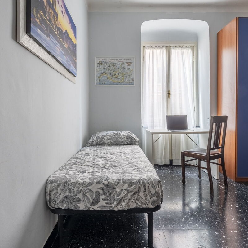 Da Federico, Apartment Genova Brignole: Autunno, Camera da letto, Estate, Primavera