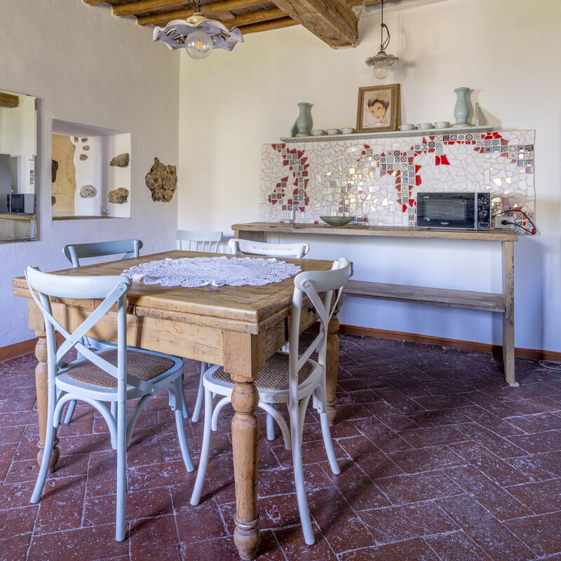 House in Sassa, Historic Tuscany Village, View: Frühling, Herbst, Küche, Sommer