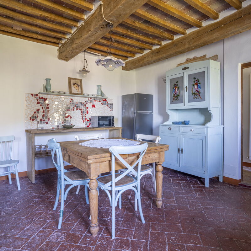 House in Sassa, Historic Tuscany Village, View: Frühling, Herbst, Küche, Sommer