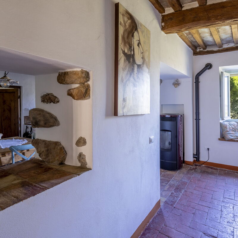 House in Sassa, Historic Tuscany Village, View: Frühling, Herbst, Küche, Sommer