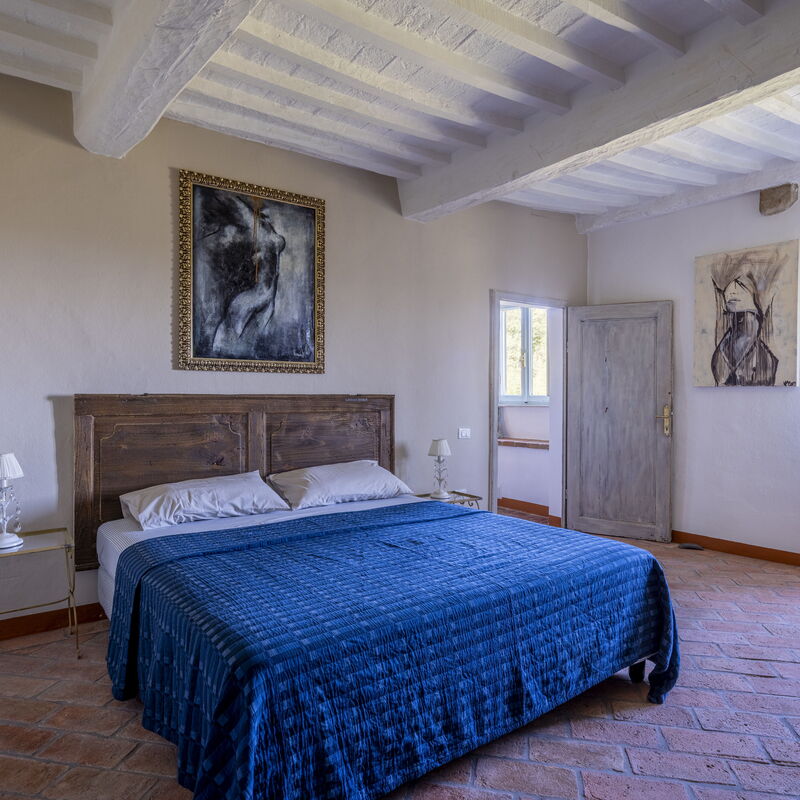 House in Sassa, Historic Tuscany Village, View: Frühling, Herbst, Schlafzimmer, Sommer