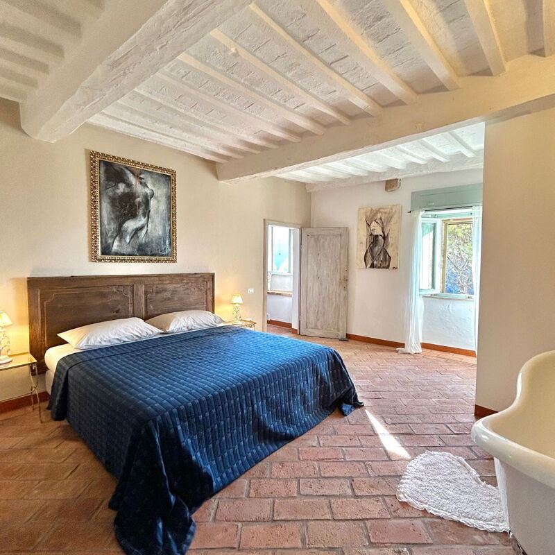 House in Sassa, Historic Tuscany Village, View: Jesen, Ljeto, Proljeće, Spavaća soba