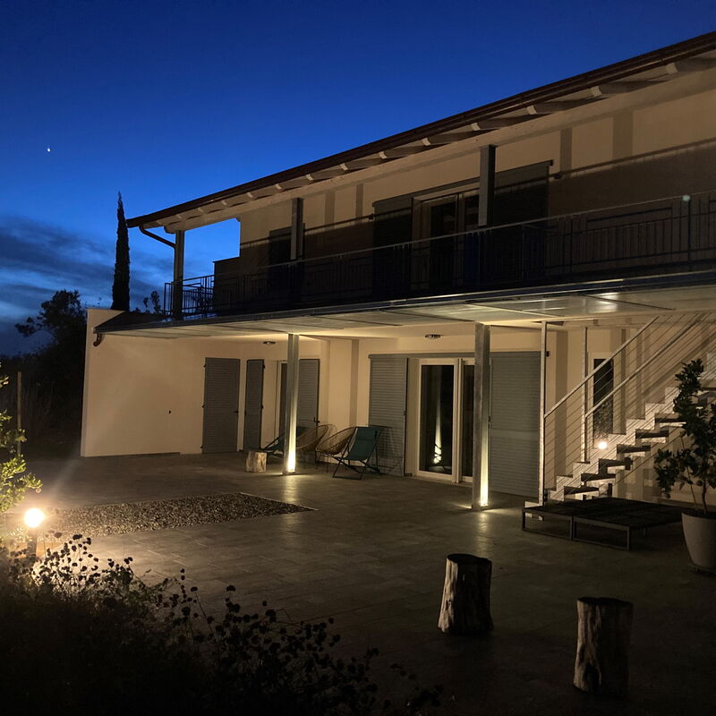 Villa Ombrone: all'aperto, Esterni