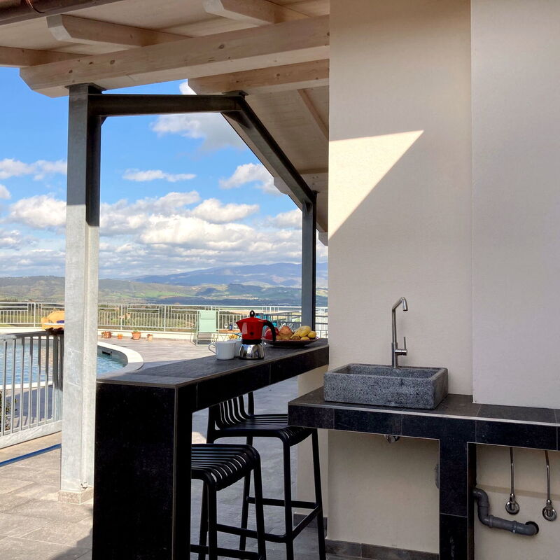 Villa Ombrone: all'aperto, Cucina, Esterni, Piscina
