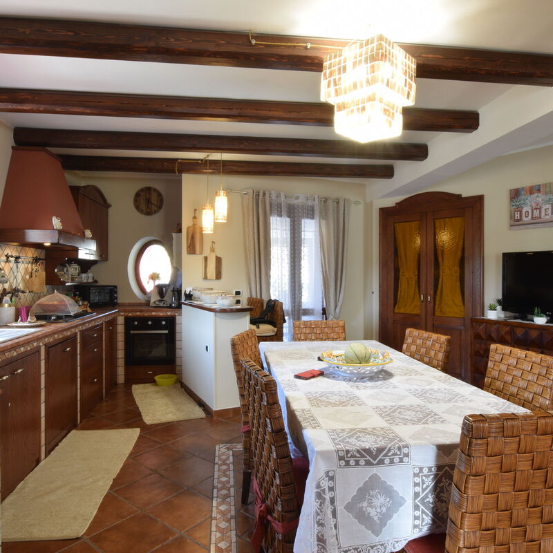 Villa Ina: Esszimmer, Frühling, Herbst, Küche, Sommer