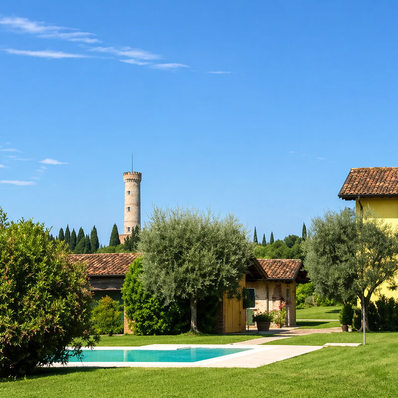 Preseglie Lake Garda: bazen, Jesen, Ljeto, Proljeće