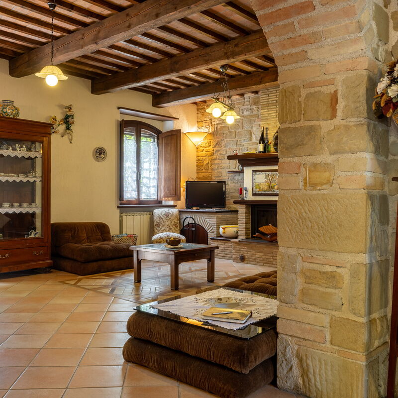 Il Giuncheto Casale Rooms, Pool, Umbrian Countryside: Dnevna soba, Jesen, Ljeto, Proljeće