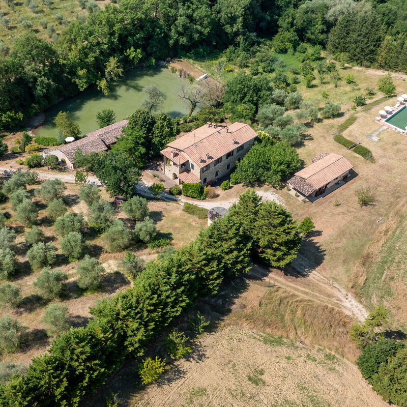 Il Giuncheto Casale Rooms, Pool, Umbrian Countryside: Jesen, Ljeto, Pogledi, Proljeće
