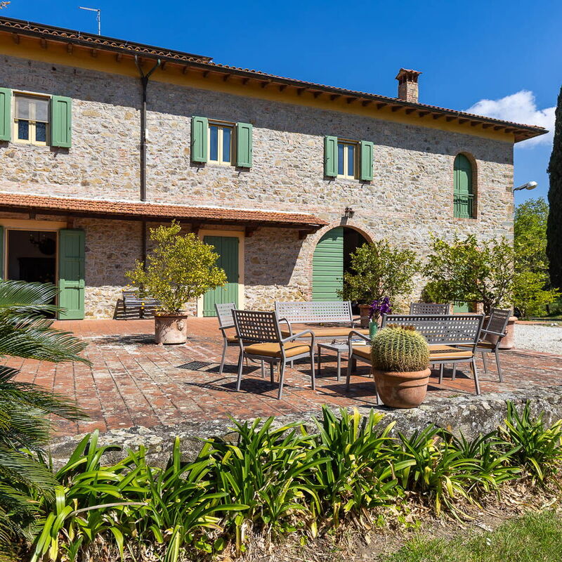 Il Leccio, Vinci, Private Pool and Tennis: Autumn, Balcony / Terrace / Patio, Building Exterior, Spring, Summer