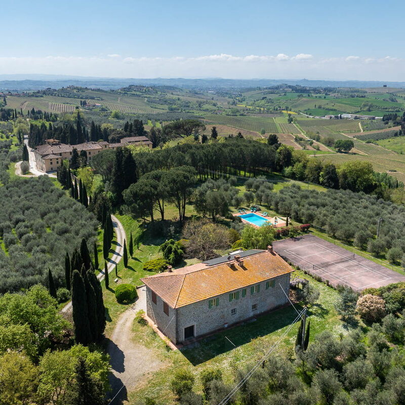 Il Leccio, Vinci, Private Pool and Tennis: Außen, Frühling, Herbst, Sommer