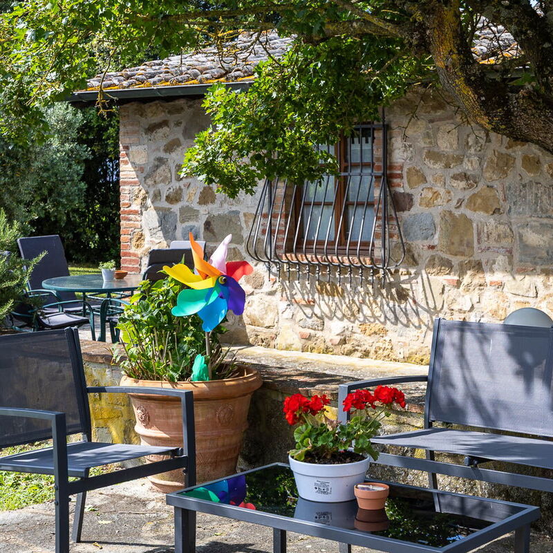 Podere Il Pozzangone, Lucignano: Automne, Été, Jardin, Printemps