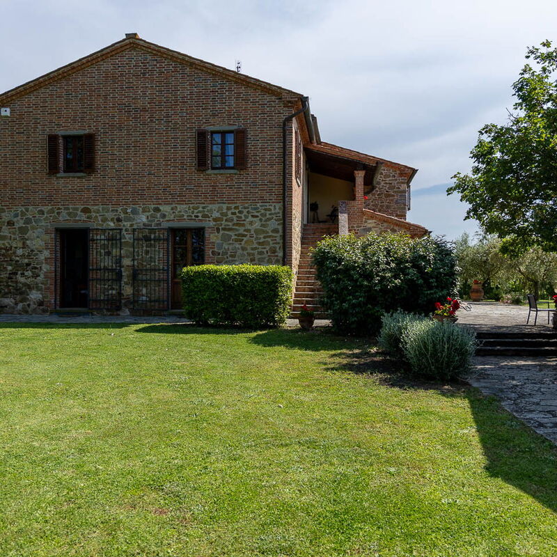 Podere Il Pozzangone, Lucignano: Jardin