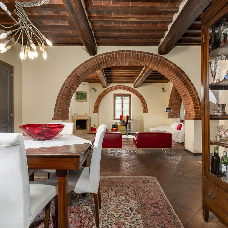 Podere Il Pozzangone, Lucignano: Automne, Été, Printemps, Salle à manger