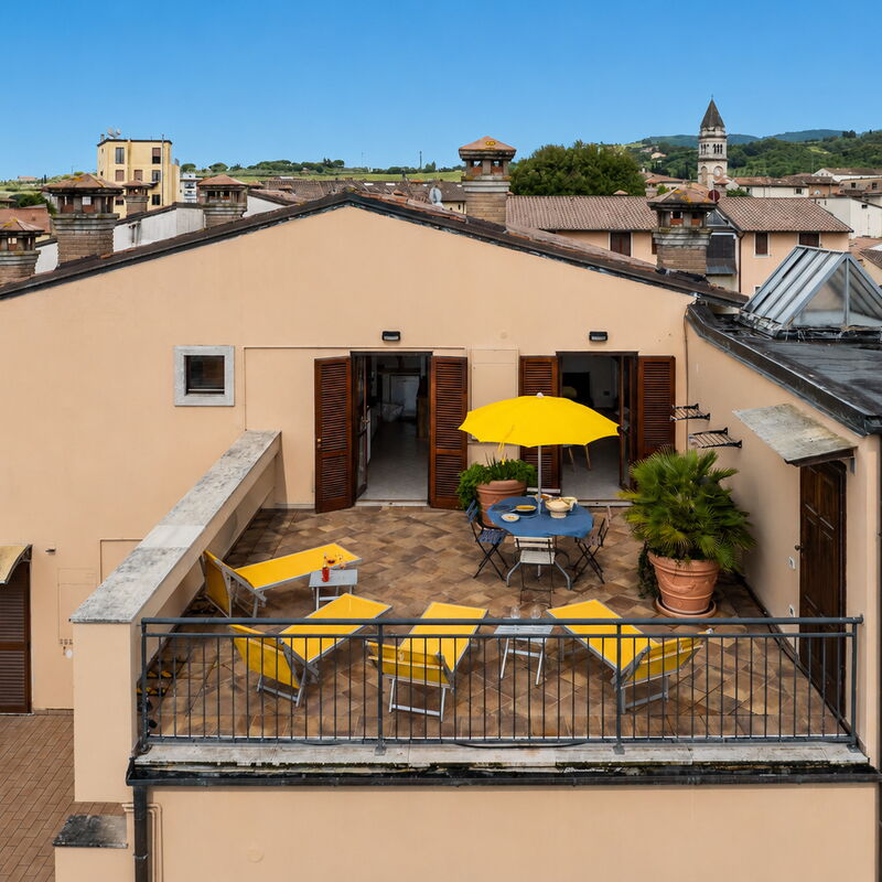 Terrazza sulla Luna, Casciana Terme: Autunno, Balcone / Terrazza / Patio, Estate, Primavera