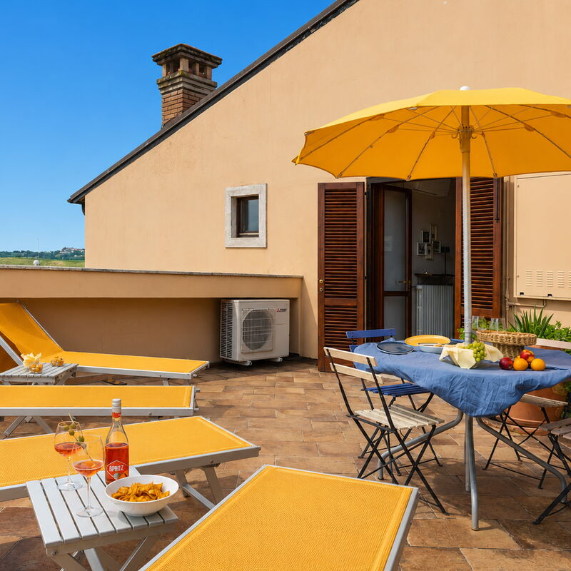 Terrazza sulla Luna, Casciana Terme: Autunno, Balcone / Terrazza / Patio, Estate, Primavera