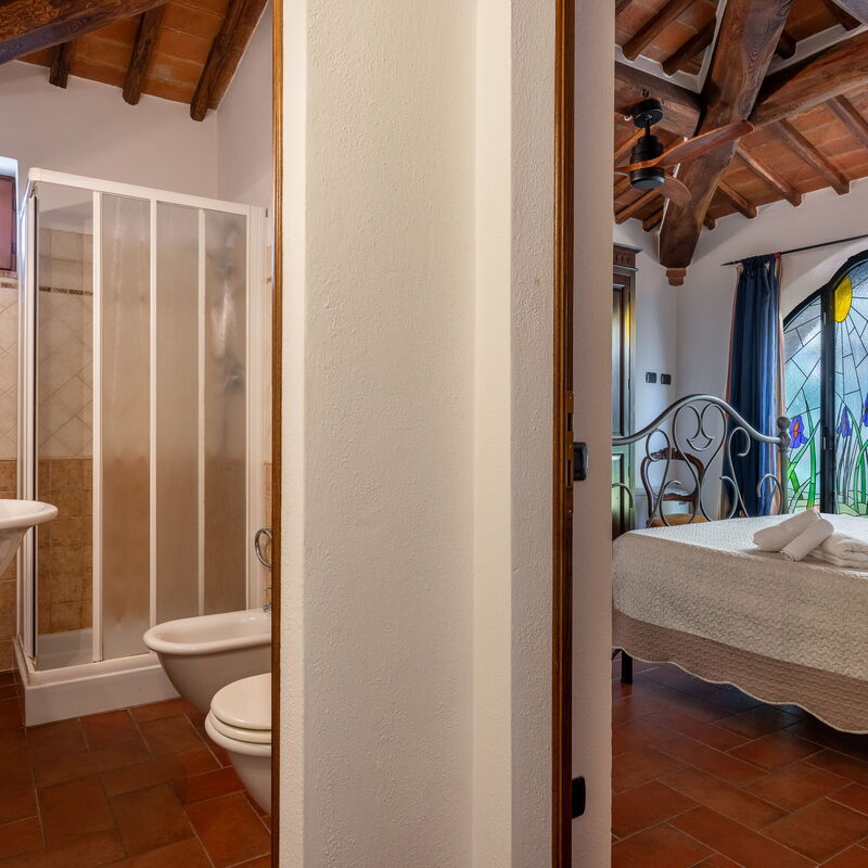 Il Cipresso, Casa Martina, Cortona: Automne, chambre à coucher, Été, Printemps