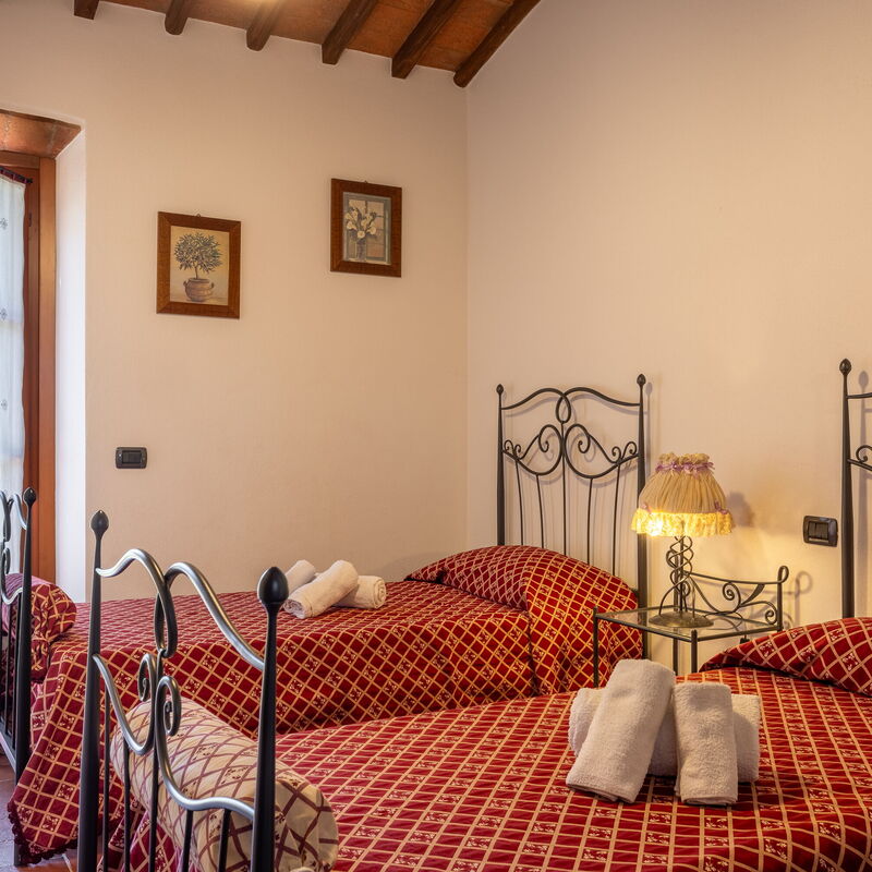 Il Cipresso, Casa Martina, Cortona: Automne, chambre à coucher, Été, Printemps
