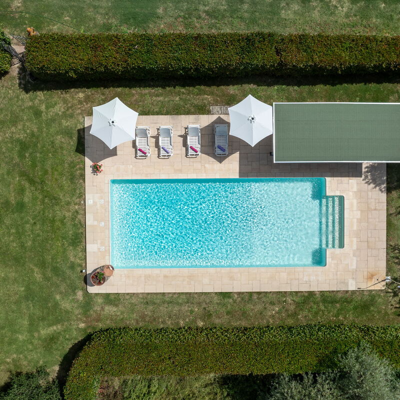 Il Cipresso, Casa Martina, Cortona: Automne, bassin, Été, Printemps