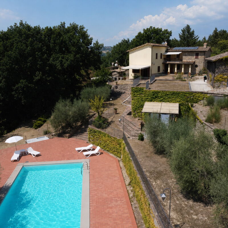 House in the Woods, Pool and Relax in Umbria: bazen, Jesen, Ljeto, Proljeće
