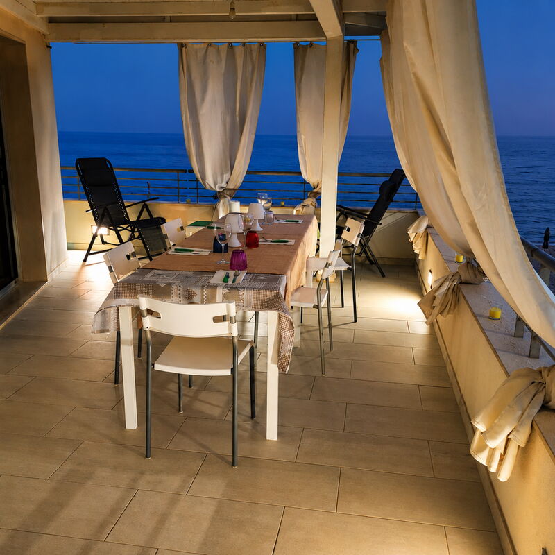 Appartamento Tramonto sul Mare: Autumn, Balcony / Terrace / Patio, Spring, Summer