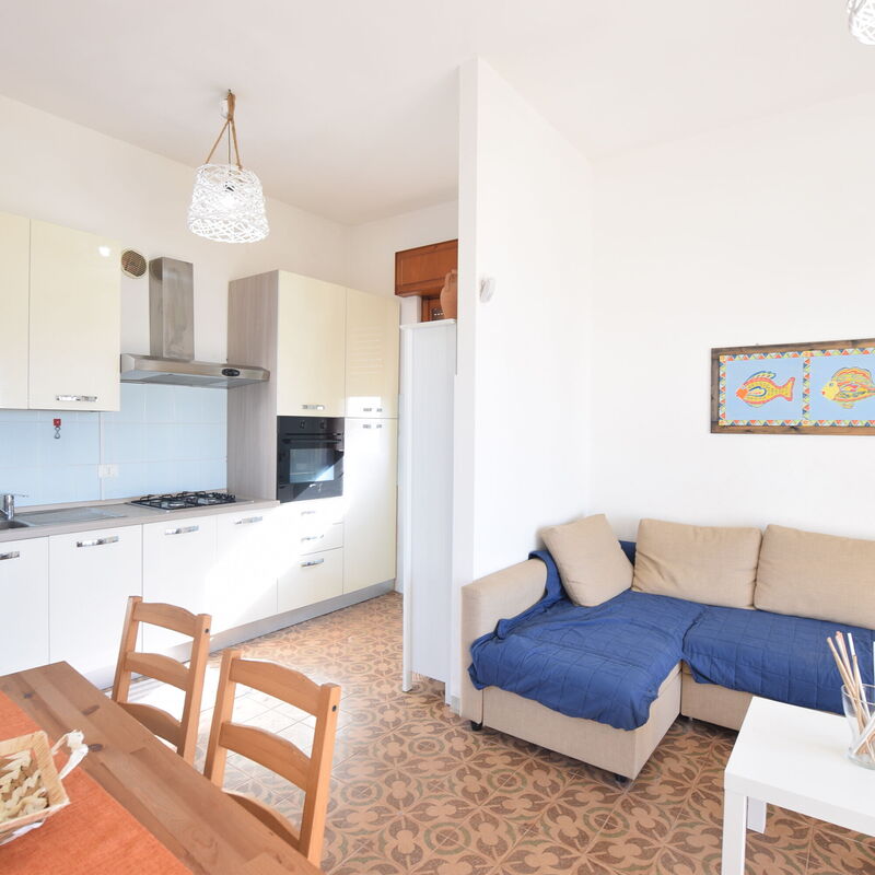 Punta Braccetto Fronte Mare: Autumn, Kitchen, Living Room, Spring, Summer