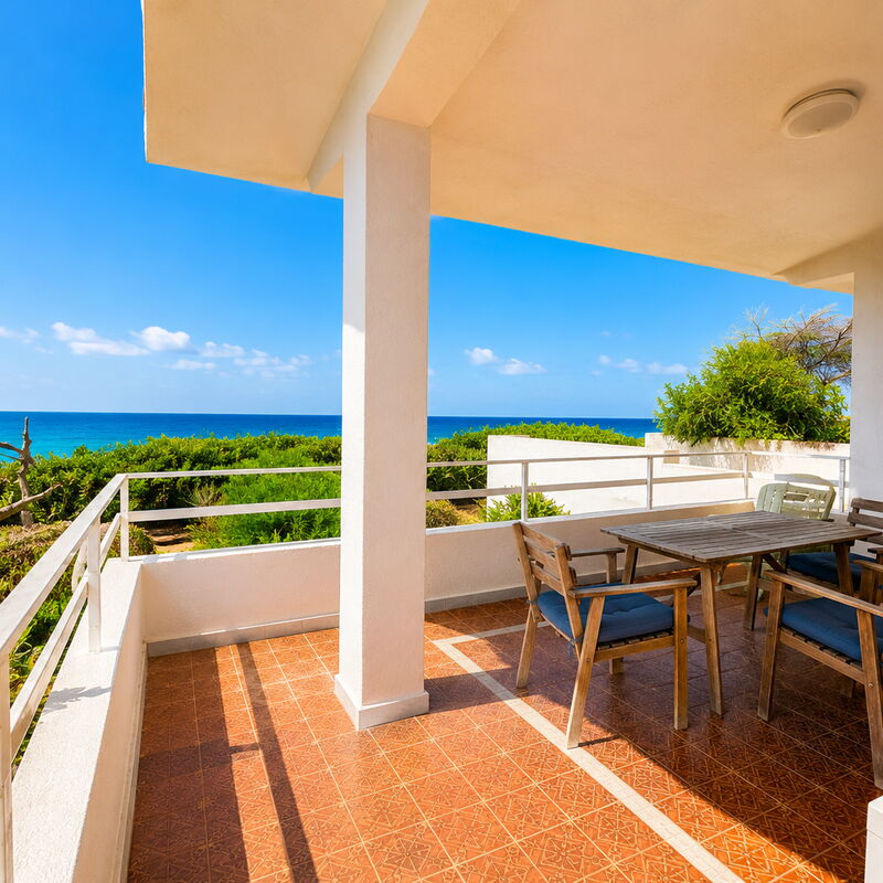 Punta Braccetto Fronte Mare: Außen, Balkon / Terrasse / Patio, Frühling, Garten, Herbst, Sommer