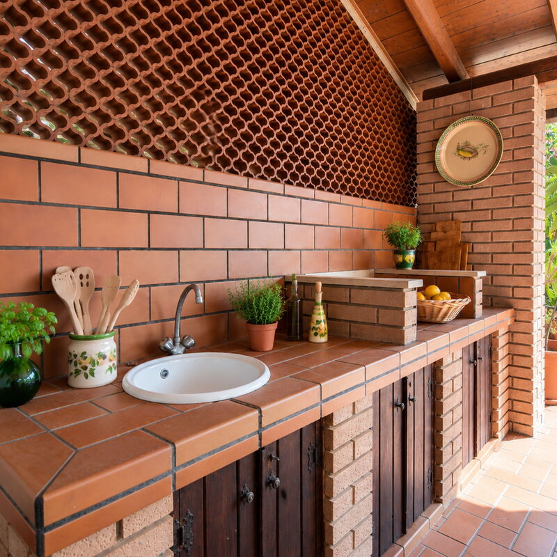 Villa Lina: Autumn, Balcony / Terrace / Patio, Building Exterior, Garden, Spring, Summer