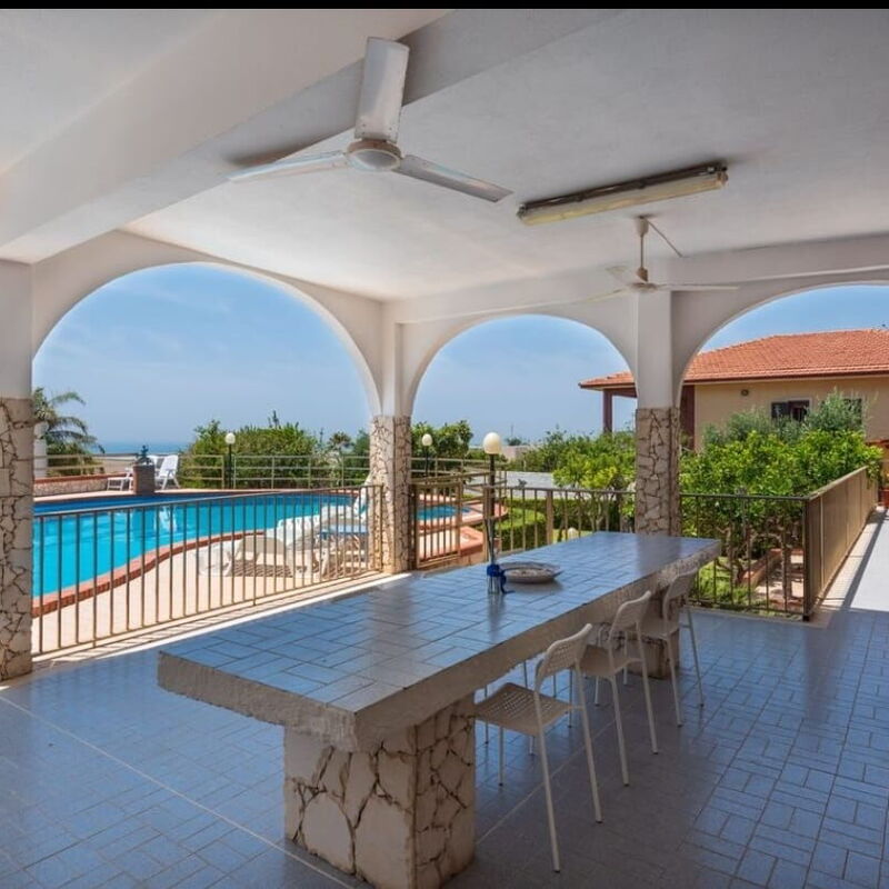 Villa Sole Mare: Autumn, Balcony / Terrace / Patio, Spring, Summer
