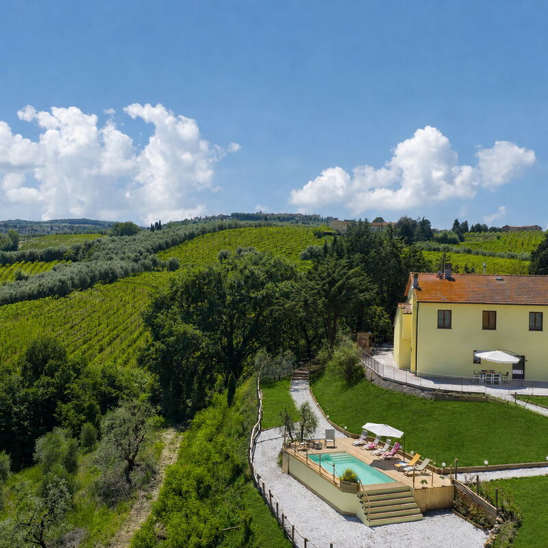 Villa i Fiori: Ansichten, Außen, Garten, Schwimmbad, Sommer