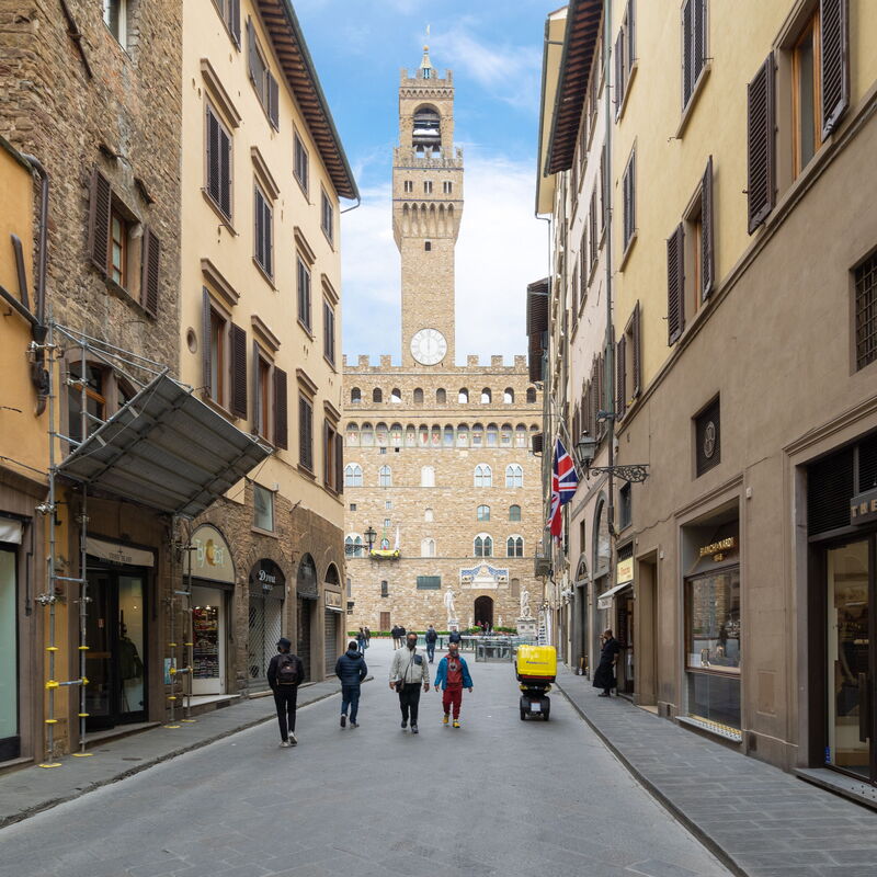 Giaggiolo: Haupteingang